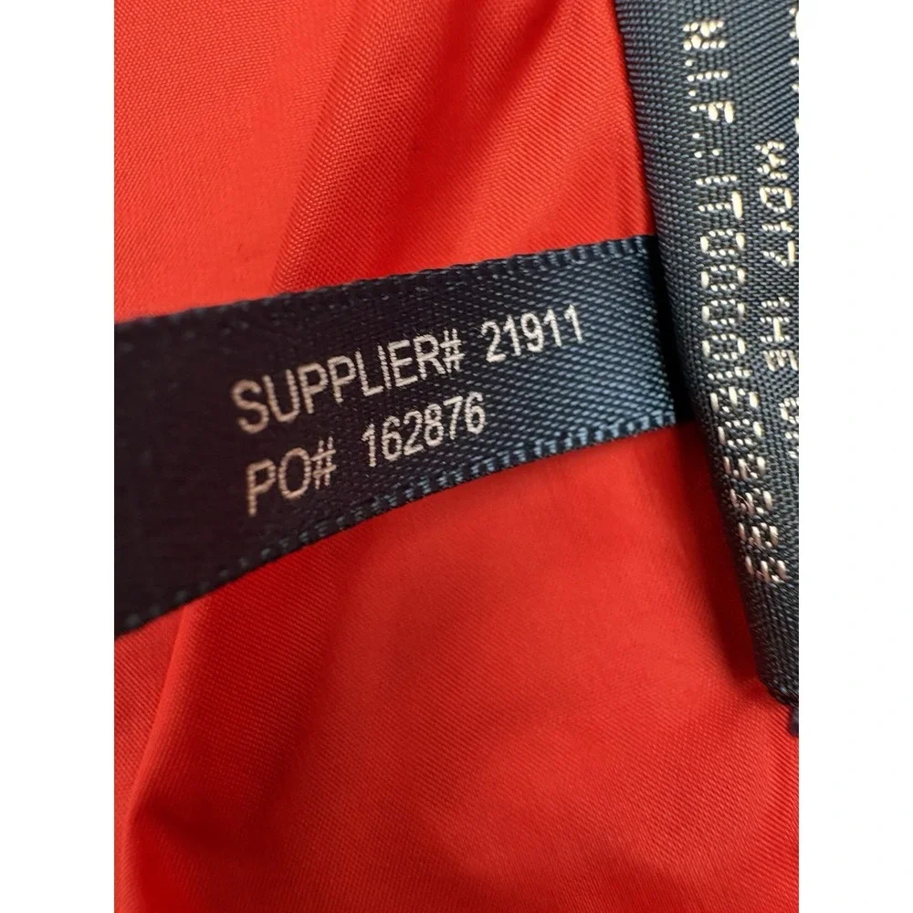 Polo Ralph Lauren Red Full Zip Jacket Windbreaker Nylon Mesh Lined Pony Men's M.